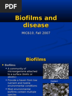 Biofilms and Disease