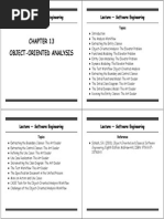 Object Oriented Analysis