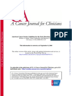 (Ghiduri) (Cancer) American Cancer Society Guidelines For The Early Detection of Cancer 2006