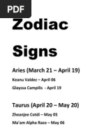 Zodiac