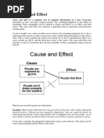 Cause and Effect