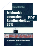 Bernd Hoecker -Erfolgreich Gegen Den Rundfunkbeitrag 2013