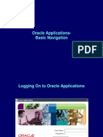 Oracle Apps - Basic Navigation