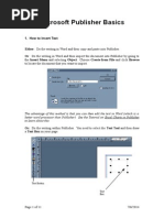 Publisher Basics