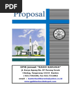 Proposal Renovasi Gereja 2014
