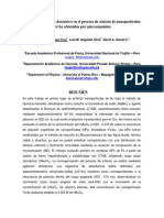 Influencia Del Ácido Cloráurico en El Proceso de Síntesis de Nanopartículas Fe