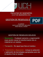 Gestion de Residuos Solidos