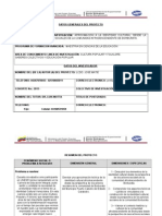 Matriz de Planificación Del Proyecto de Investigación. Jose Matie Con Acento en La e