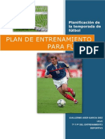 Plan de Entrenamiento Para Futbol Programacion Anual