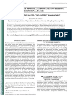 Bleeding Peptic Ulcers - The Current Management - 2010