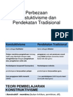 Perbezaan Konstruktivism & Pendekatan Tradisional