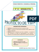 Proyecto de vida estudiantil