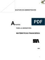 Matemáticas Financiera