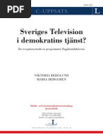 Sveriges Television I Demokratins Tjänst