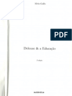 Sílvio Gallo, Deleuze e a Educação