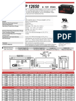 CSB Battery GP12650