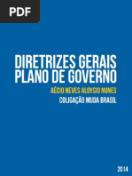 Diretrizes Gerais Plano de Governo Aecio Neves
