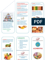 Triptico Alimentos Saludables