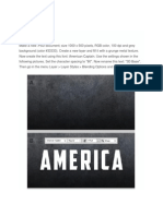 Photoshop Tutorial: Captain America Text Effect