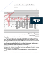 Turning Point 2014-2015 Registration Form