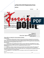 Turning Point 2014-2015 Registration Form