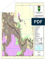 Map of proposed 150 kV SUTT transmission line and substation locations in Sumbawa Regency