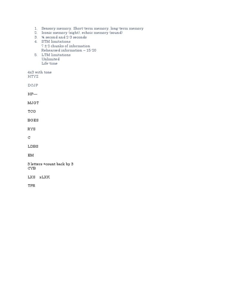 Memory Types and Limitations | PDF