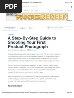 A Step-By-Step Guide To Shooting Your First Product Photograph - Tuts+ Photography Tutorial