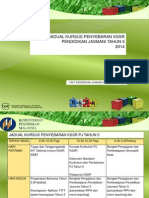 Jadual Kursus Penyebaran 2014 THN 5