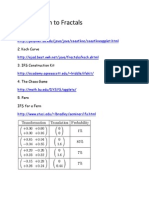 Introduction To Fractals