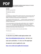 Sample Rule 68 Offer of Judgment in United States District 