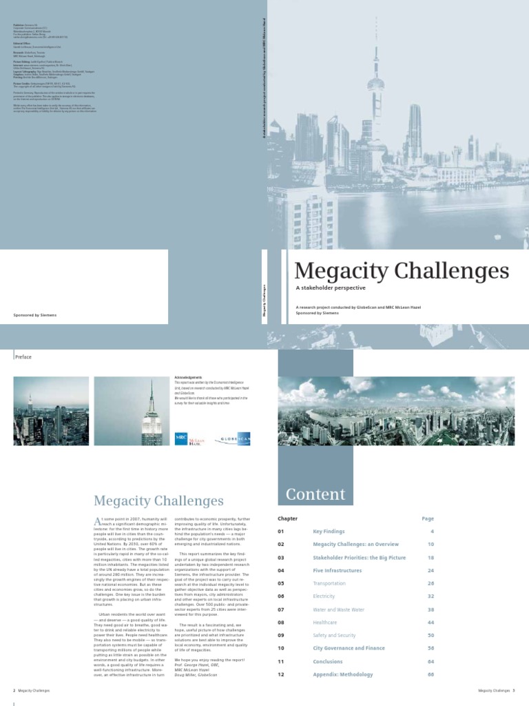 Study Megacities en | PDF