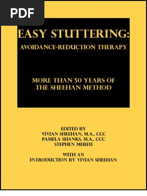 Easy Stuttering Avoidance Reduction Therapy Stuttering - 