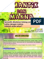 Tugasan Semantik Dan Makna