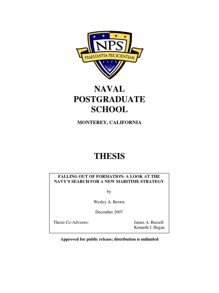 nps navy thesis