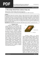 A Microstripe Slotted Patch Antenna Using Amc: Manju Saini, Sachin Singla, Koneesh Aggarwal