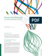 Design and Technology: Programme of Study For Key Stage 3 and Attainment Target