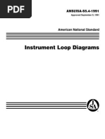 ANSI-IsA 5.4 Standard For Loop Diagrams