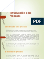 Introducción A Los Procesos SO