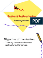 Business Restructuring: Pushparaj Kulkarni