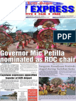 Governor Mic Petilla Nominated As RDC Chair: Positive L Fair L Free