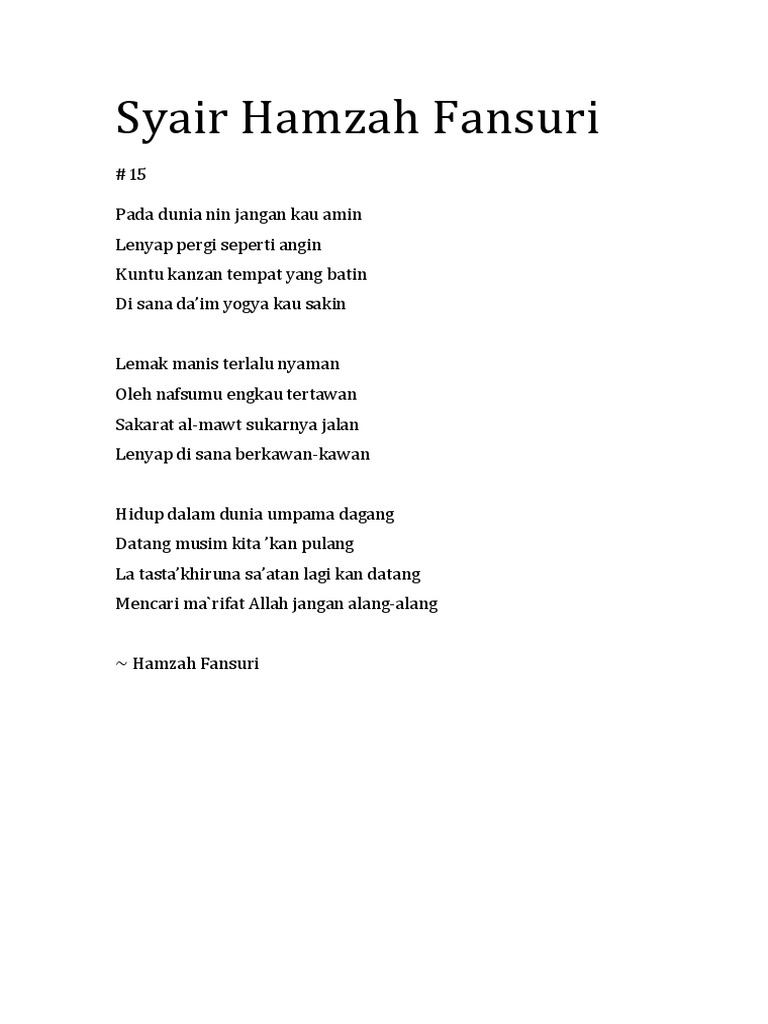 Gratis Unduh Gambar The Holy Ghost Electric Show Hamzah Fansuri Terbaru oleh Cikimm.com