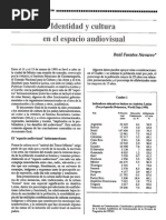 Identidad y Cultura en Espacio Audiovisual
