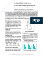 3 D Stress Analysis Around Large Openings in Concrete Gravity Dam (2011) - Paper