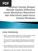 Download Relokasi Gempa Dengan Metode Double Difference Untuk Mengidentifikasi by suliasan SN232843312 doc pdf