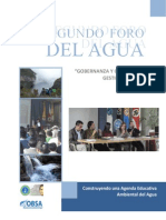 Relatoria Segundo Foro Del Agua