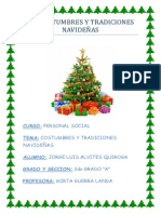 Las Costumbres y Tradiciones Navideñas