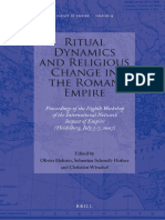 (Impact of Empire) Olivier Hekster, Sebastian Schmidt-Hofner, Christian Witschel, Olivier Hekster, Sebastian Schmidt-Hofner, Christian Witschel-Ritual Dynamics and Religious Change in The Roman Empire