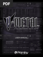 V METAL User Manual