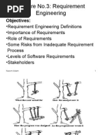 Lecture No.3: Requirement Engineering: Objectives